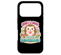 Custodia per iPhone 17 Pro Just A Girl Who Loves Hedgehogs Owner Lover Cute Erinaceinae