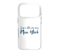 Custodia per iPhone 17 Pro Just A Girl Who Loves New York