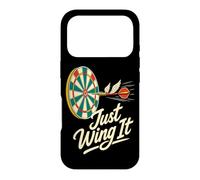 Custodia per iPhone 17 Pro Just Wing It Darts League - Scherzo sulle freccette volanti