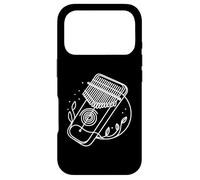 Custodia per iPhone 17 Pro Kalimba Thumb Piano Line Art Design per strumenti musicali