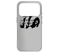 Custodia per iPhone 17 Pro Karl Marx Wladimir Lenin Friedrich Engels - Statua di testa CCCP