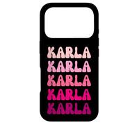 Custodia per iPhone 17 Pro Karla Retro Stack Design
