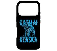 Custodia per iPhone 17 Pro Katmai Alaska USA Grizzly Bear Design in stile vintage