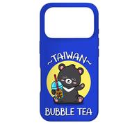 Custodia per iPhone 17 Pro Kawaii Boba Bubble Milk Tea Lover Formosa Bear Taiwan Travel
