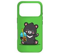 Custodia per iPhone 17 Pro Kawaii Bubble Boba Milk Tea Formosa Bear Taiwan Travel