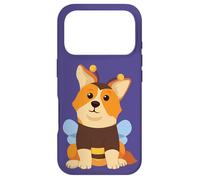 Custodia per iPhone 17 Pro Kawaii Corgi Bee In Un Divertente Pet Costume Cucciolo Cane Corgi