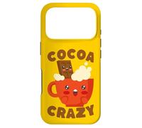 Custodia per iPhone 17 Pro Kawaii Hot Cocoa Crazy Chocolate Drink Amante