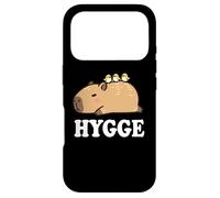 Custodia per iPhone 17 Pro Kawaii Kids Sleep Hygge Boys Girls Capybara Pajama Shirt