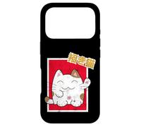 Custodia per iPhone 17 Pro Kawaii Maneki-Neko Anime Cat Japanese Good Luck Feng Shui