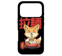 Custodia per iPhone 17 Pro Kawaii Neko Otaku Ramen Fox Ramen