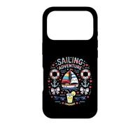 Custodia per iPhone 17 Pro Kawaii Sailing Adventure Boat Ocean Lemonade