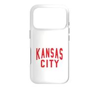 Custodia per iPhone 17 Pro Kc Rosso e Nero Kansas City Old School Throwback