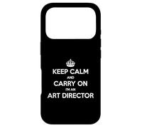Custodia per iPhone 17 Pro Keep Calm and Carry On I'm an Art Director - Divertente