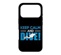 Custodia per iPhone 17 Pro Keep Calm And Dive Scuba Funny Diver Diving