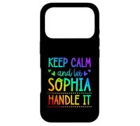 Custodia per iPhone 17 Pro Keep Calm And Let Sophia Handle It Chill Nome