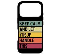 Custodia per iPhone 17 Pro Keep Calm And Let Yusuf Handle This Funny Custom Retro Citazione
