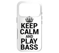 Custodia per iPhone 17 Pro Keep Calm and Play Bass Bassist Bass Player