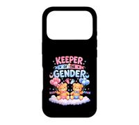 Custodia per iPhone 17 Pro Keeper of The Gender Reveal, palloncini a forma di orsetto, rosa o blu