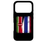Custodia per iPhone 17 Pro Kenya Thailandia mezza bandiera Kenya radici tailandesi