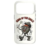 Custodia per iPhone 17 Pro King of the Coals Retro Cartoon BBQ Kettle Grill Grill