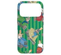 Custodia per iPhone 17 Pro King of the Hill The Guys on Lawn Mowers Funny Cartoon