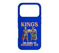 Custodia per iPhone 17 Pro Kings Are Born On August 09 Buon compleanno ai bevitori di birra