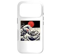 Custodia per iPhone 17 Pro Kraken Kaiju Mostro Doodle Giapponese Ukiyoe Oceano Mare