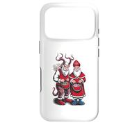 Custodia per iPhone 17 Pro Krampus and St Nicholas Naughty or Nice Kids Christmas
