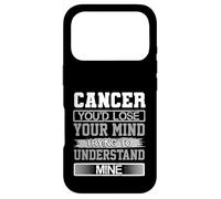 Custodia per iPhone 17 Pro L"umorismo di compleanno perde la mente per capire il mio Cancro Compleanno