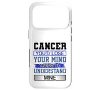 Custodia per iPhone 17 Pro L"umorismo di compleanno perde la mente per capire il mio Cancro Compleanno