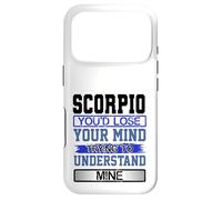 Custodia per iPhone 17 Pro L"umorismo di compleanno perde la mente per capire il mio Scorpione Compleanno