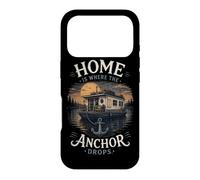 Custodia per iPhone 17 Pro La casa è dove l'ancora cade Houseboat Lake Life