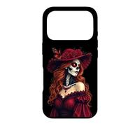 Custodia per iPhone 17 Pro La Catrina Mysterious Beauty Dia de los Muertos Farfalla