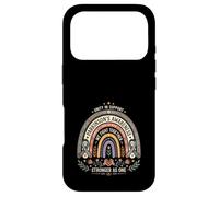 Custodia per iPhone 17 Pro La consapevolezza del Parkinson Boho Rainbow Combattiamo insieme