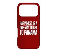 Custodia per iPhone 17 Pro La felicità è un biglietto di sola andata per Panama