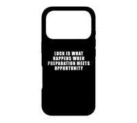 Custodia per iPhone 17 Pro La fortuna è ciò che accade quando la preparazione incontra l'opportunità