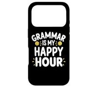 Custodia per iPhone 17 Pro La grammatica è il mio insegnante di happy hour