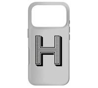 Custodia per iPhone 17 Pro La lettera H divertente grande e audace per eventi Gruppi di squadre familiari