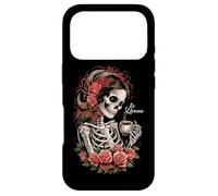 Custodia per iPhone 17 Pro La Llorona - Tazza da caffè con scheletro con rose