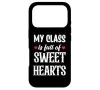 Custodia per iPhone 17 Pro La mia classe è piena di cuori dolci Buon San Valentino Carino