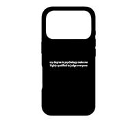 Custodia per iPhone 17 Pro la mia laurea in psicologia divertente