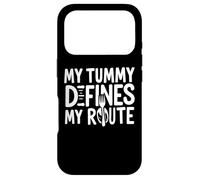 Custodia per iPhone 17 Pro La mia pancia definisce il mio percorso Divertente Vlog di viaggio Humor