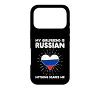 Custodia per iPhone 17 Pro La mia ragazza è russa nulla mi spaventa - Russia Heart