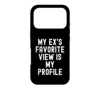 Custodia per iPhone 17 Pro la mia vista preferita ex è il mio profilo Witty Women Men