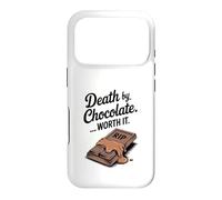 Custodia per iPhone 17 Pro La morte di cioccolato vale la pena divertente Halloween