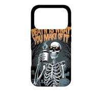 Custodia per iPhone 17 Pro La morte è ciò che ne fai, figo, divertente, scheletro, Halloween