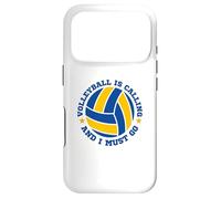 Custodia per iPhone 17 Pro La pallavolo sta chiamando e devo andare divertente giocatore sportivo