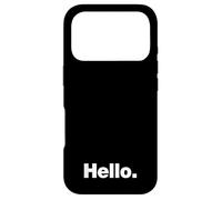 Custodia per iPhone 17 Pro La parola Hello | Un design che dice Hello