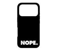 Custodia per iPhone 17 Pro La parola Nope | Un design che dice Nope