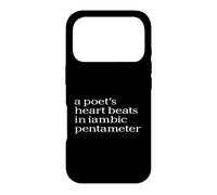Custodia per iPhone 17 Pro La poesia parla dal cuore per gli amanti dei versi e dello stile